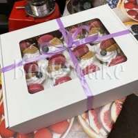 Капкейки малина